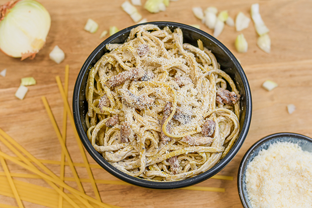 Spaghetti à la carbonara